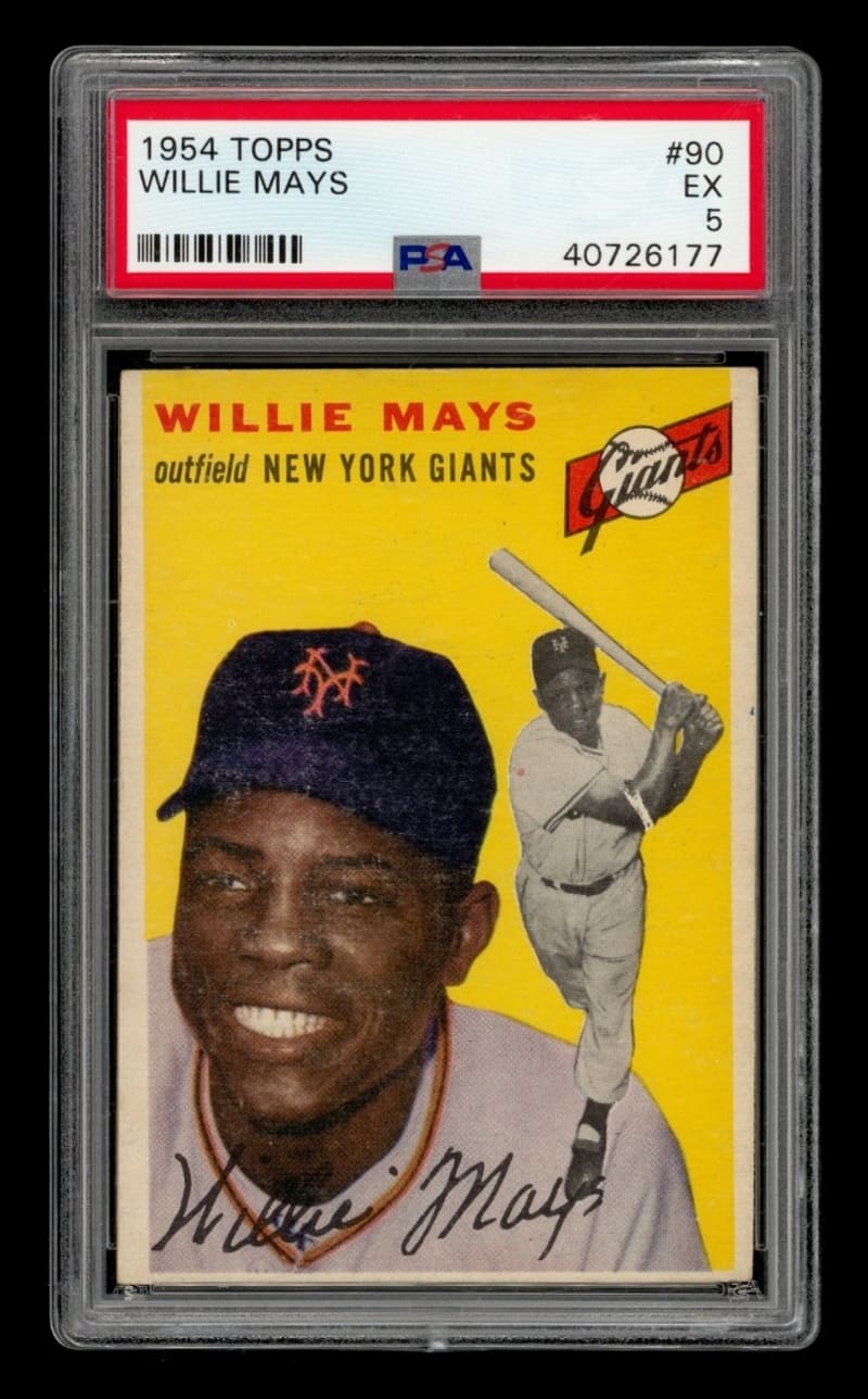 1954 Topps Willie Mays #90 front