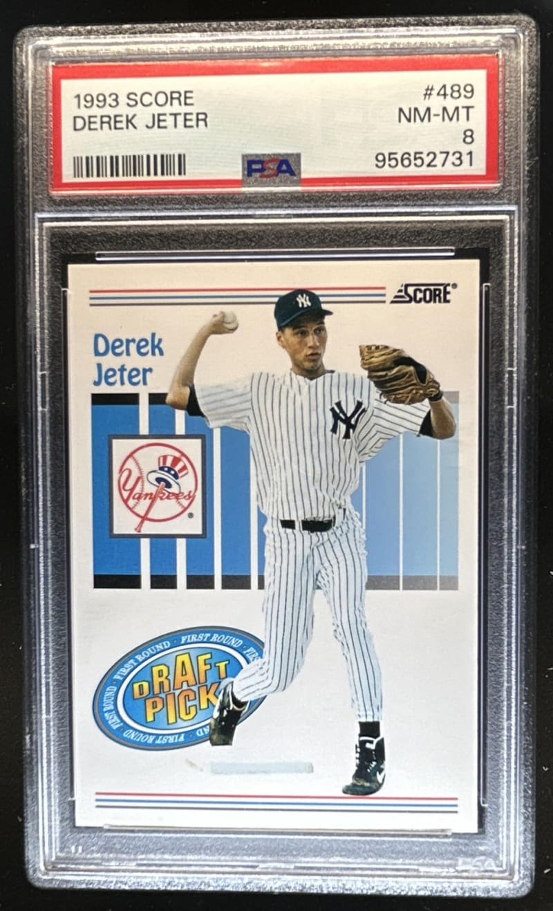 1993 Score Derek Jeter #489 front