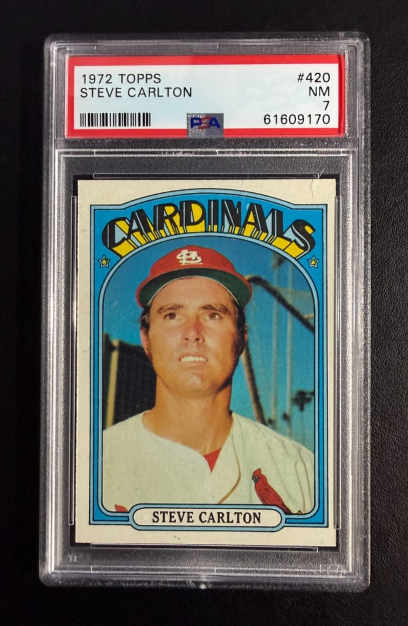 1972 Topps Steve Carlton #420 front