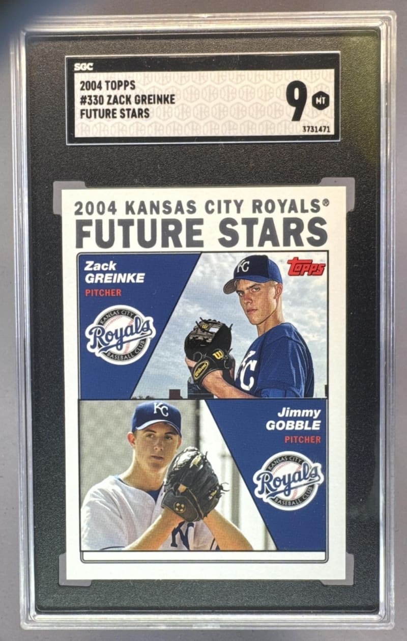 2004 Topps Zack Greinke #330 front