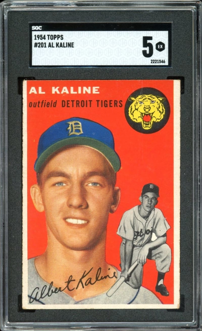 1954 Topps Al Kaline #201 front