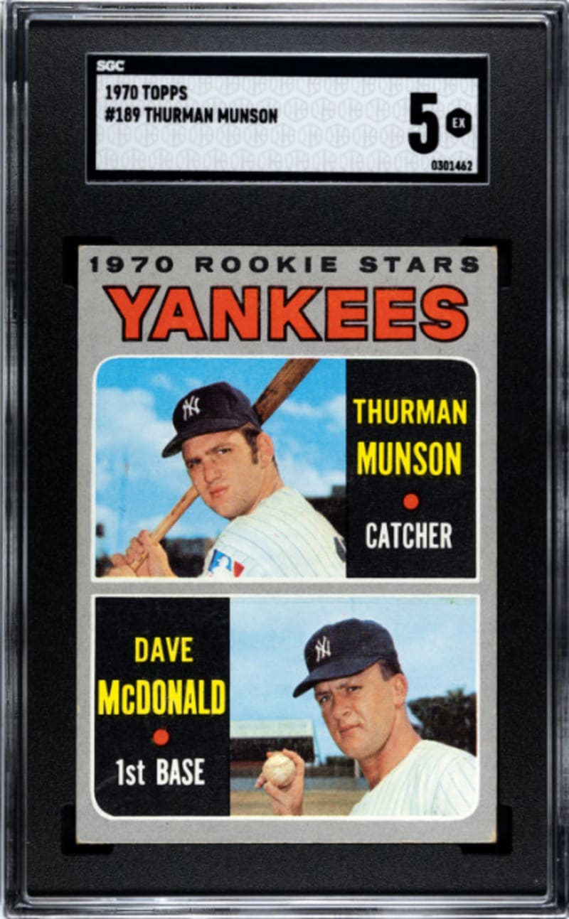 1970 Topps Thurman Munson #189 front