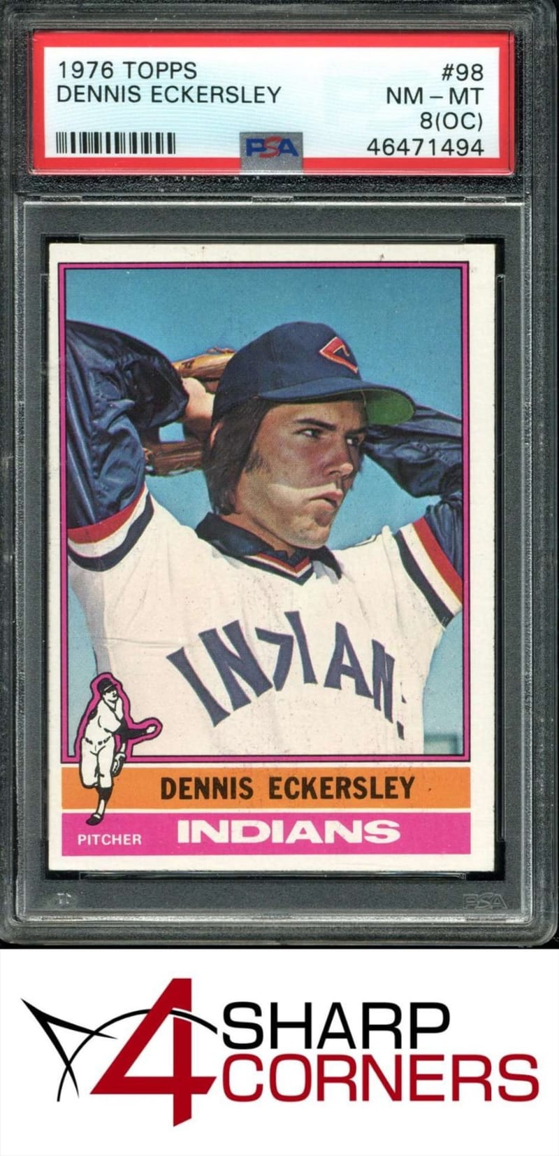 1976 Topps Dennis Eckersley #98 front
