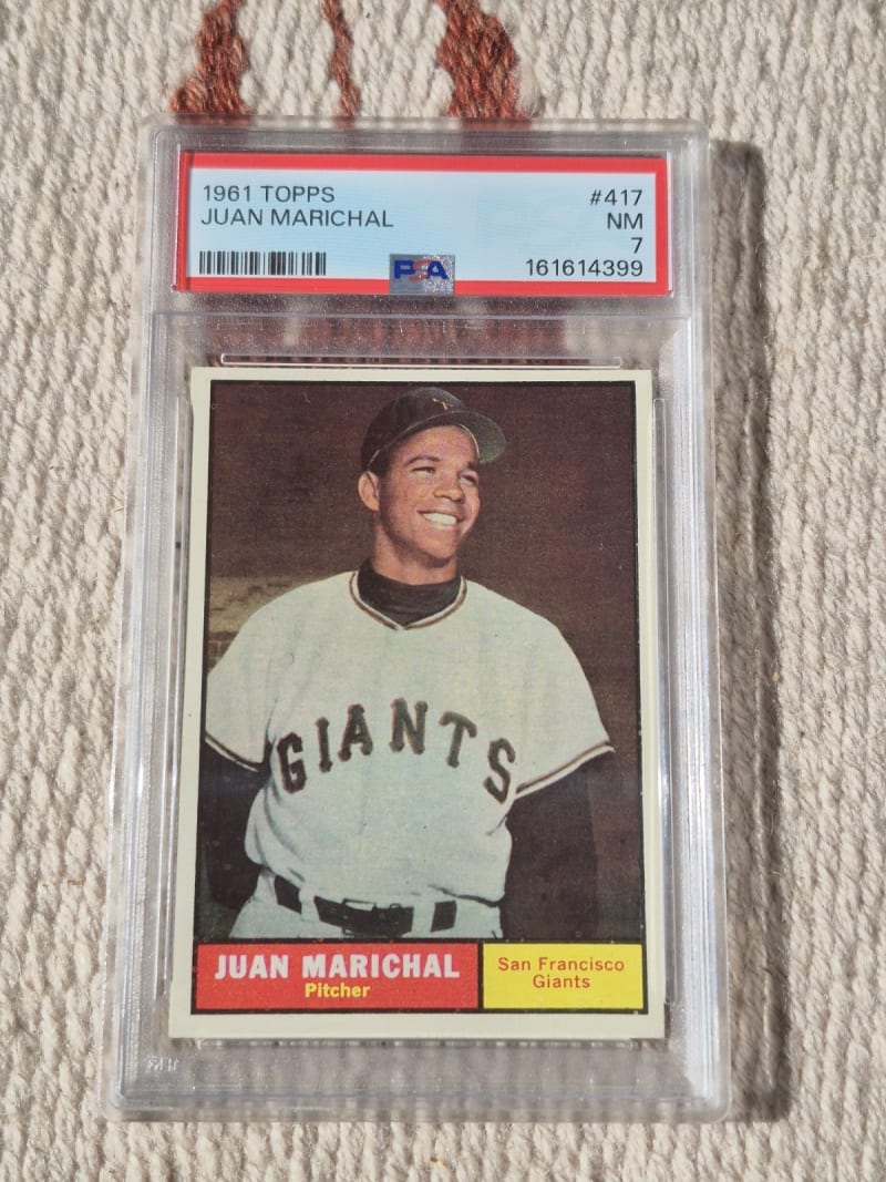 1961 Topps Juan Marichal #417 front
