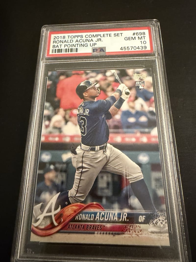 2018 Topps Ronald Acuña Jr. #698 front
