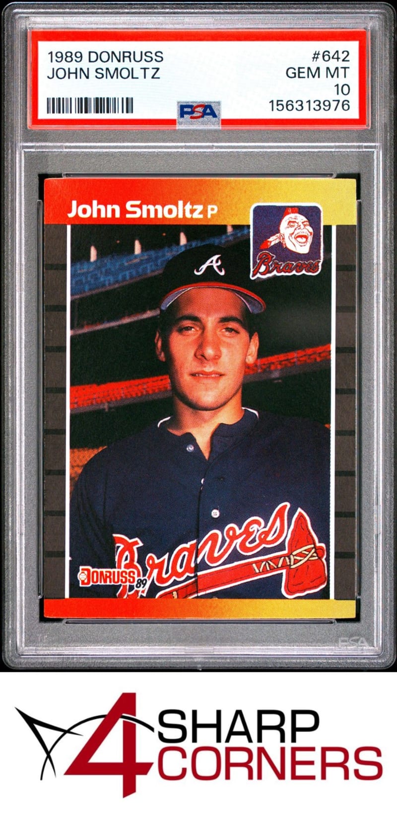 1989 Donruss John Smoltz #642 front