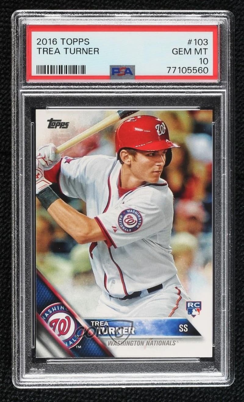 2016 Topps Trea Turner #103 front