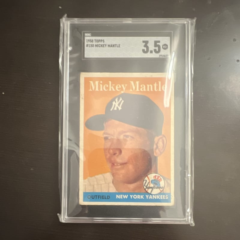 1958 Topps Mickey Mantle #150 front