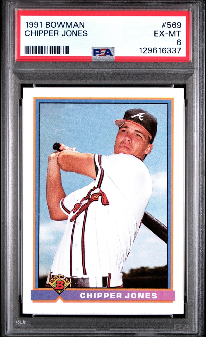 1991 Bowman Chipper Jones #569 front