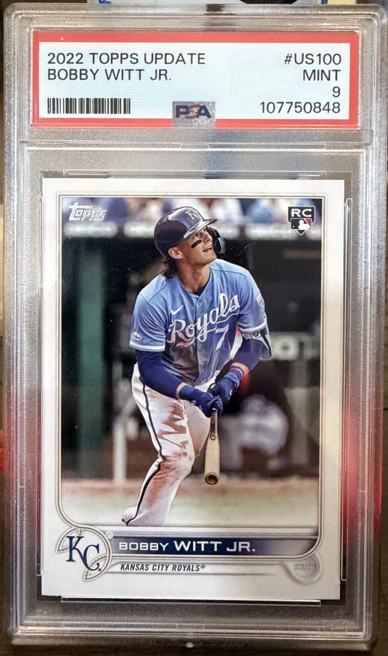 2022 Topps Update Bobby Witt Jr. #US100 front