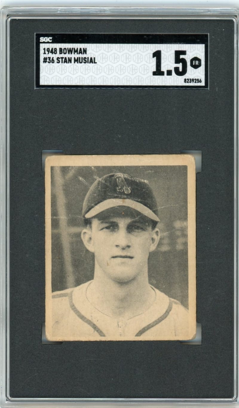 1948 Bowman Stan Musial #36 front