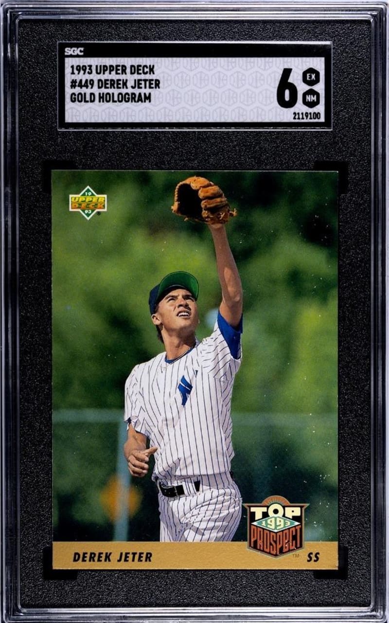 1993 Upper Deck Derek Jeter #449 front