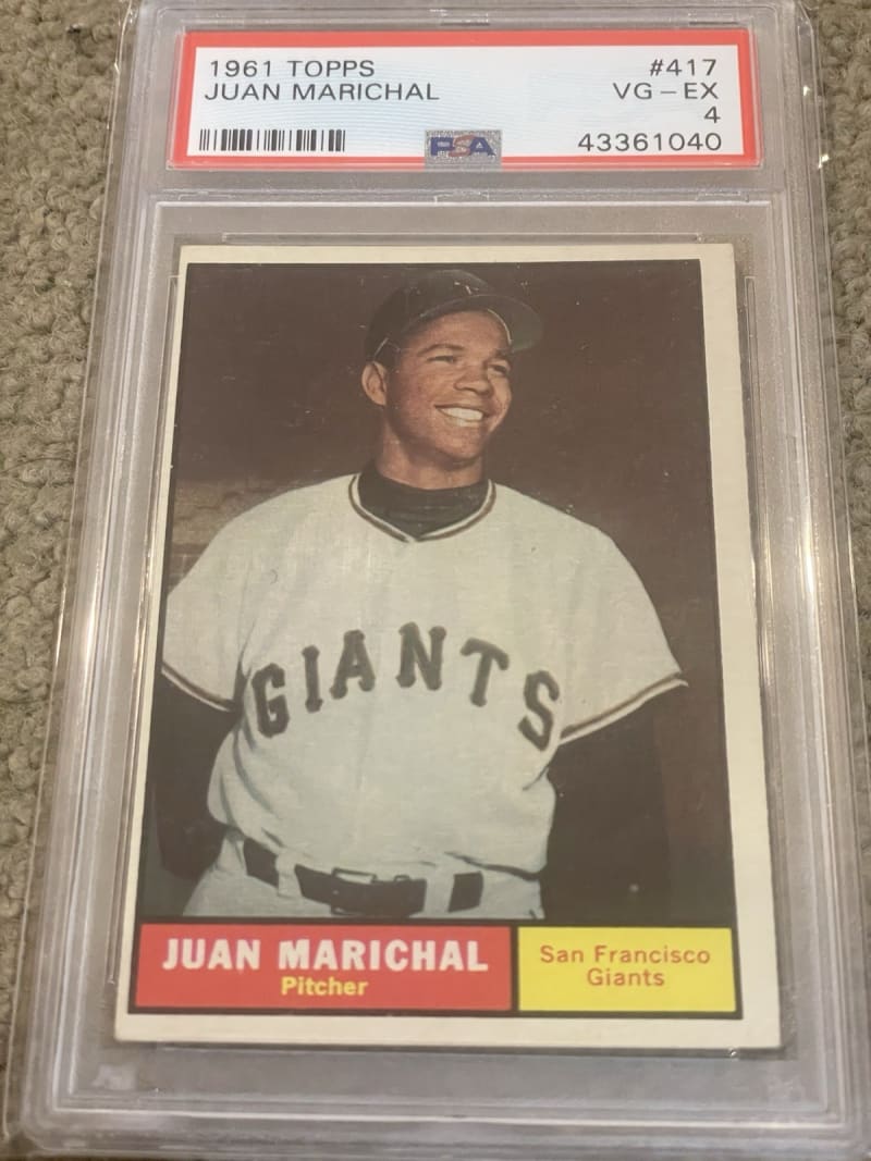 1961 Topps Juan Marichal #417 front