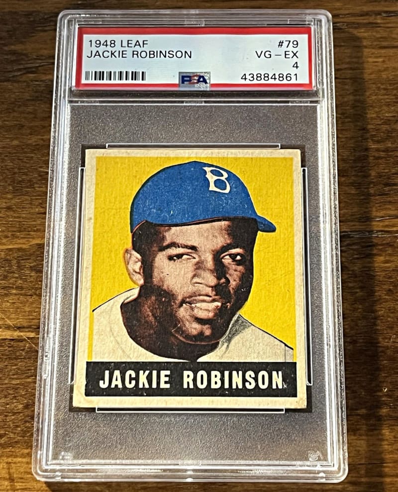 1948 Leaf Jackie Robinson #79 front
