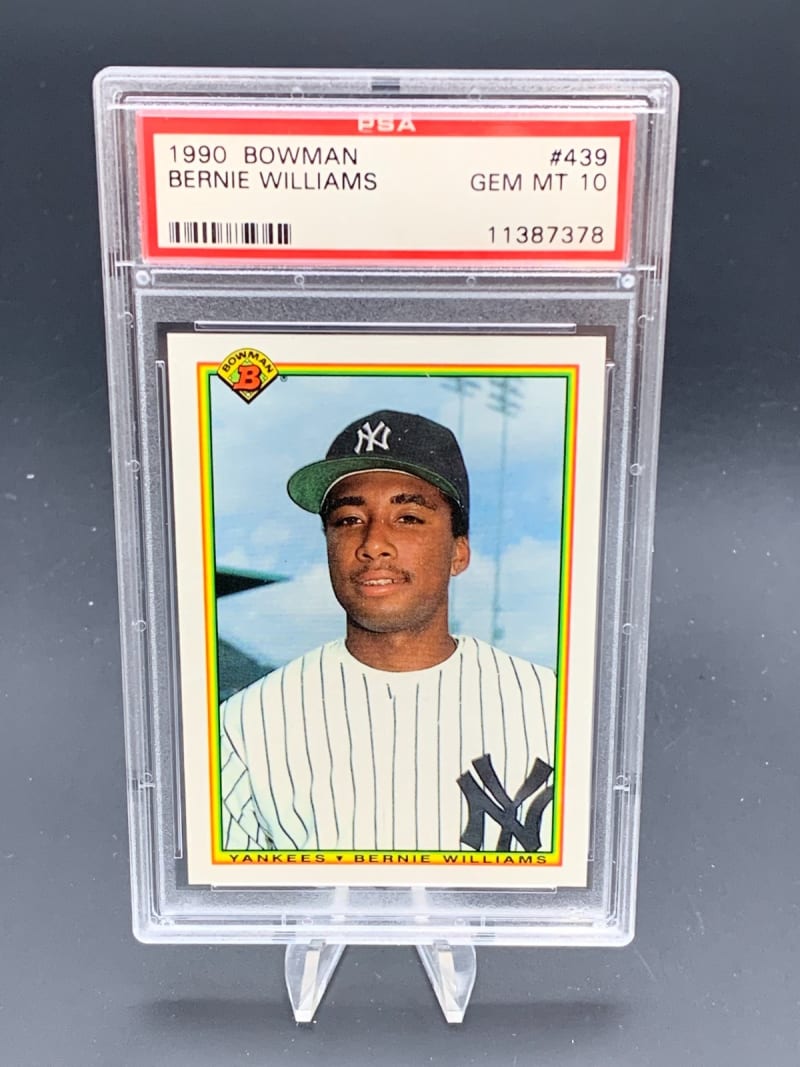 1990 Bowman Bernie Williams #439 front