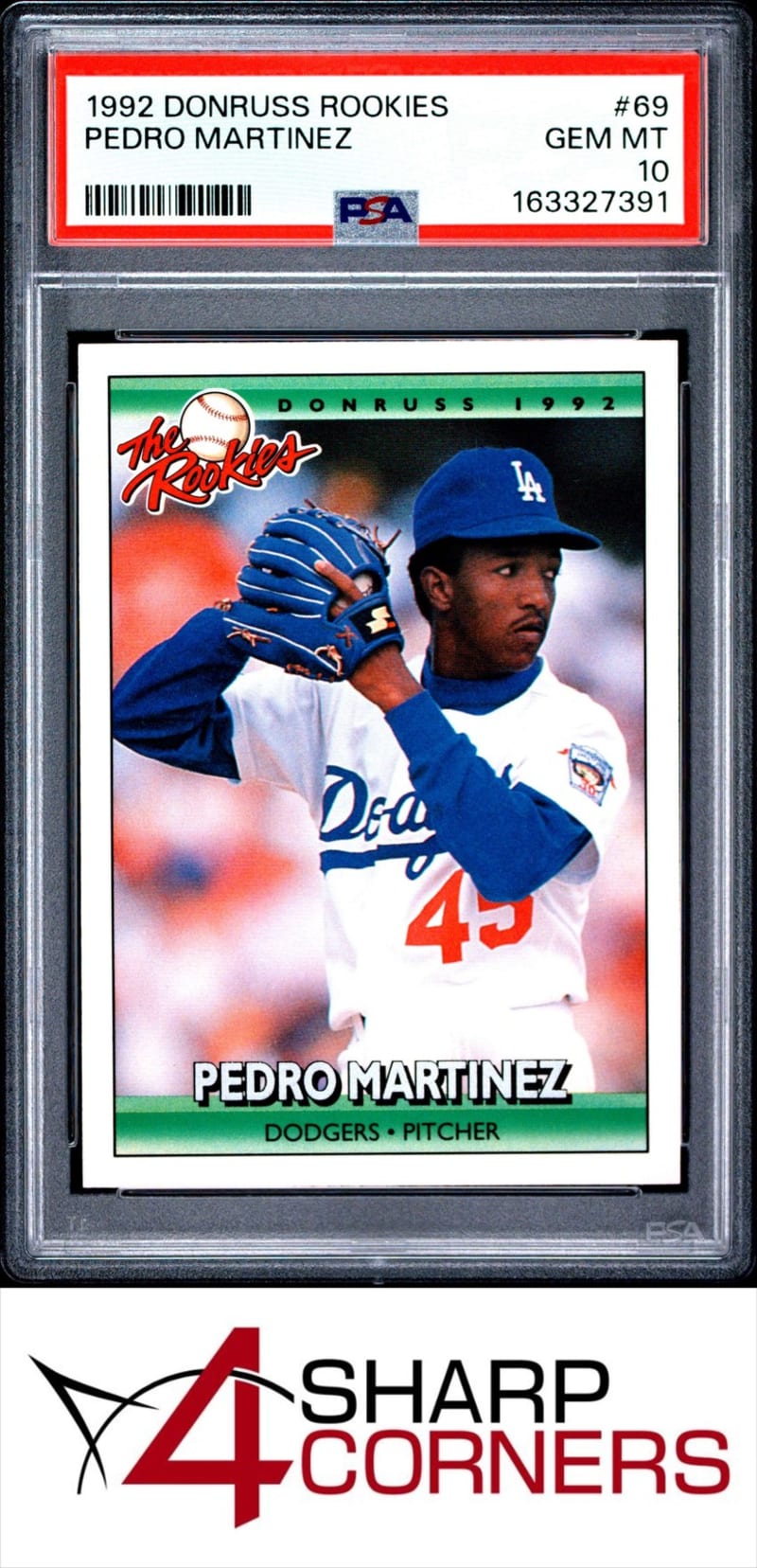 1992 Donruss The Rookies Pedro Martinez #69 front