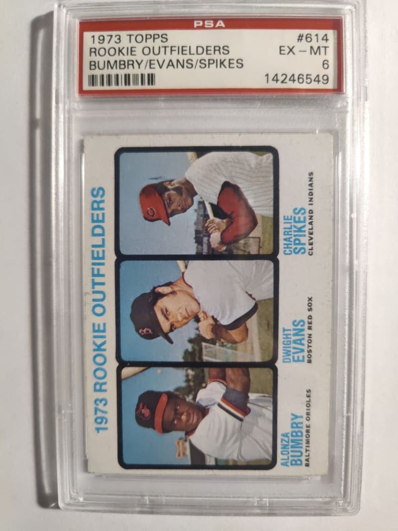 1973 Topps Dwight Evans #614 front