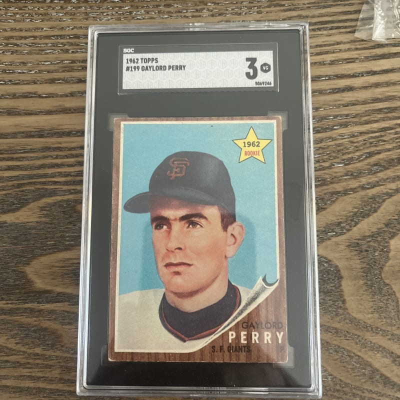 1962 Topps Gaylord Perry #199 front