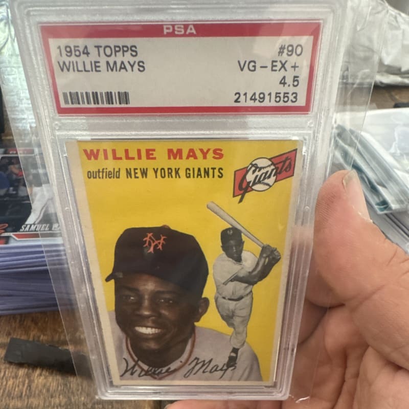 1954 Topps Willie Mays #90 front
