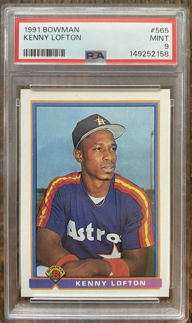 1991 Bowman Kenny Lofton #565 front