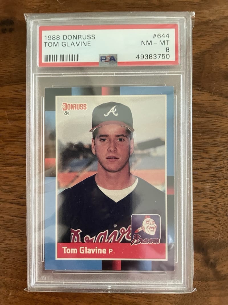 1988 Donruss Tom Glavine #644 front