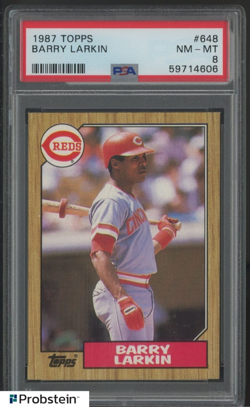 1987 Topps Barry Larkin #648 front