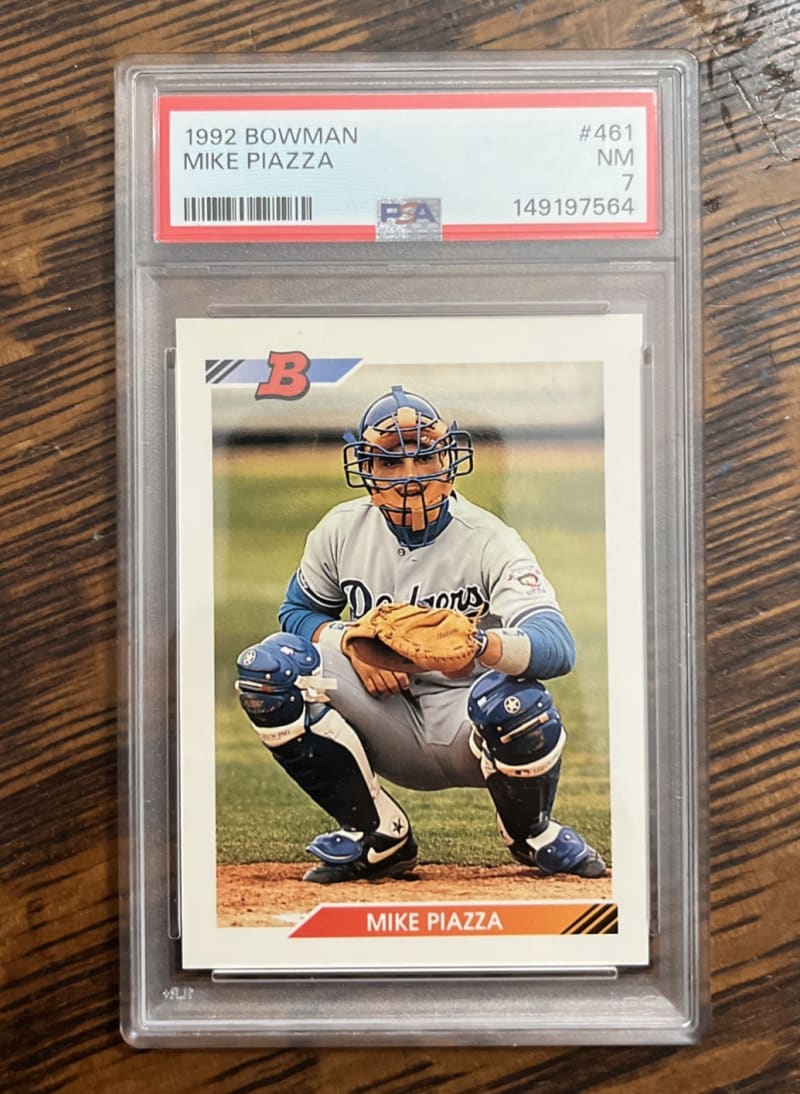 1992 Bowman Mike Piazza #461 front