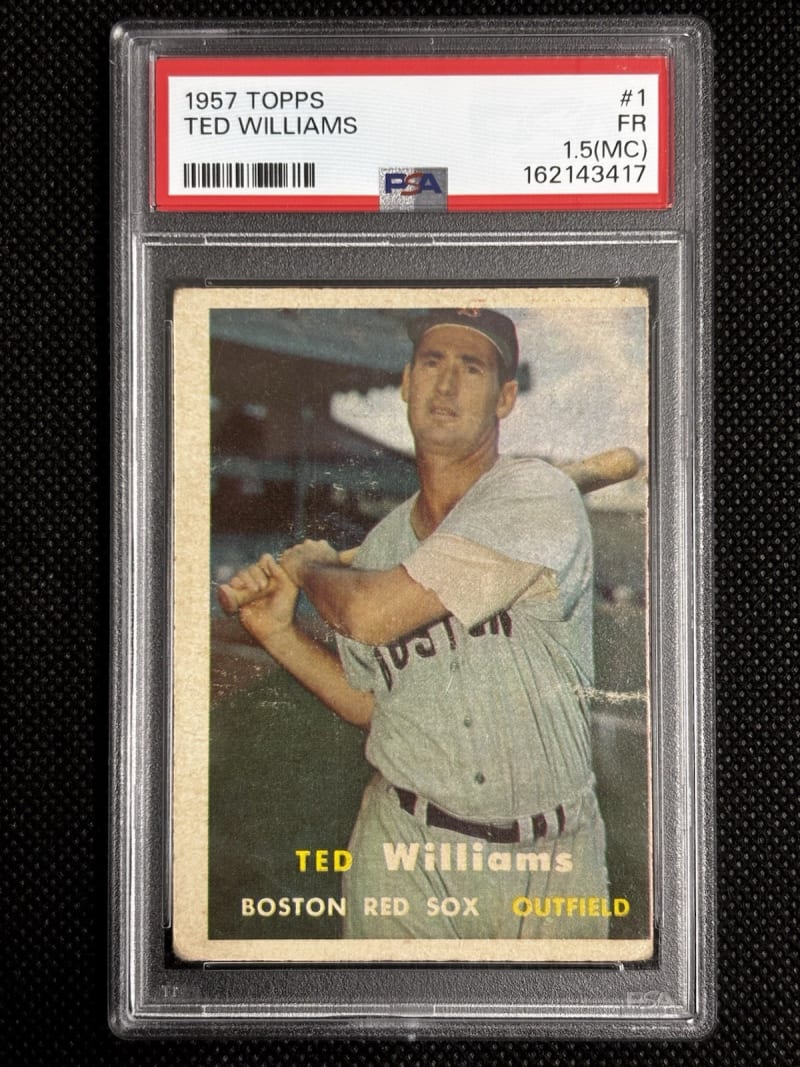 1957 Topps Ted Williams #1 front