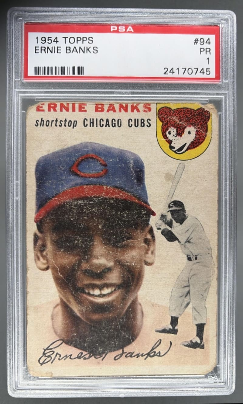 1954 Topps Ernie Banks #94 front