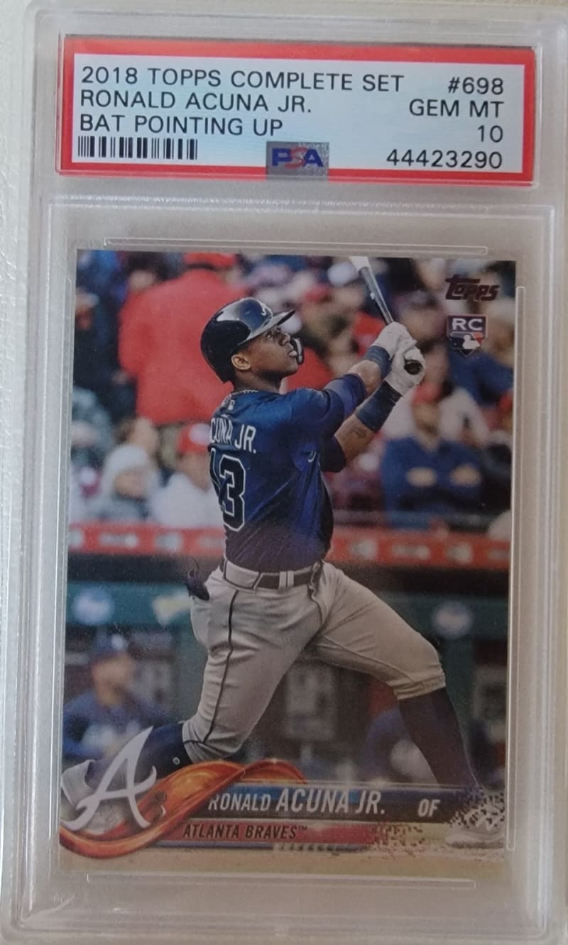 2018 Topps Ronald Acuña Jr. #698 front