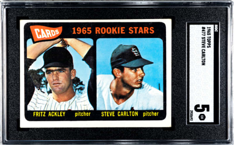 1965 Topps Steve Carlton #477 front