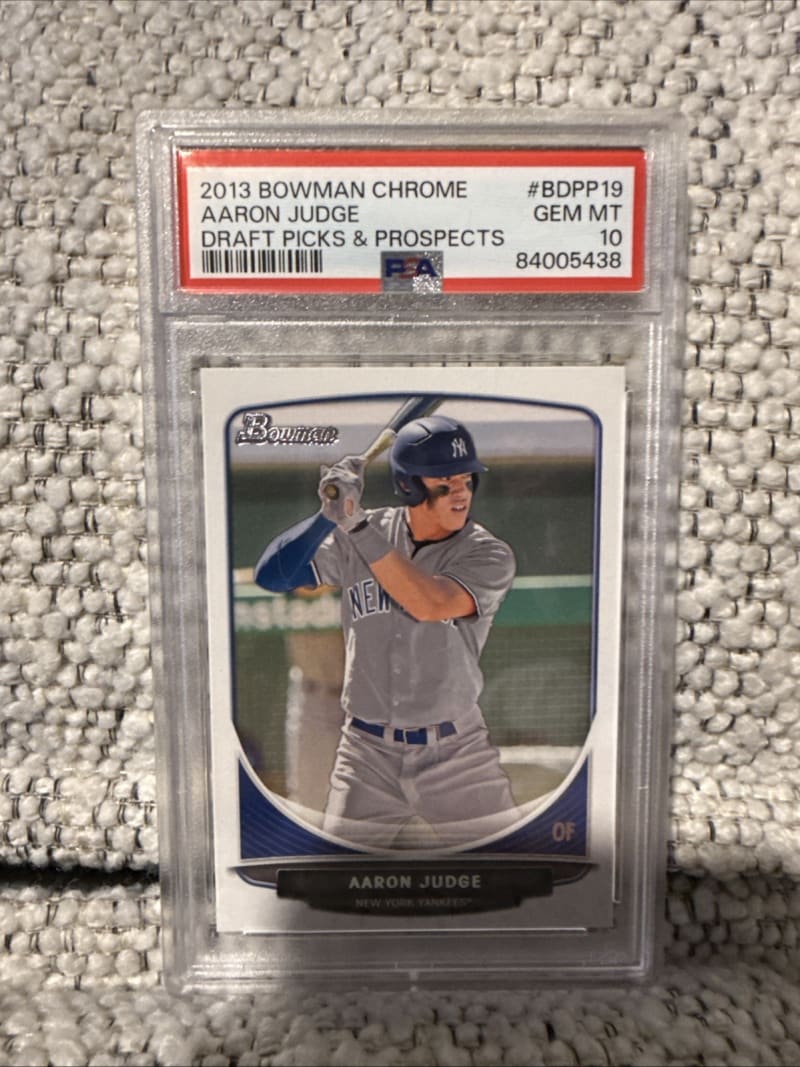 2013 Bowman Chrome Draft Aaron Judge #BDPP19 front