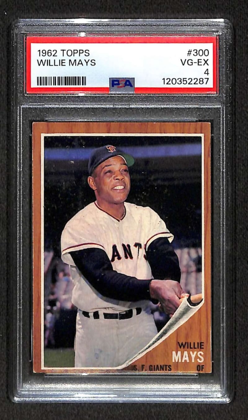 1962 Topps Willie Mays #300 front