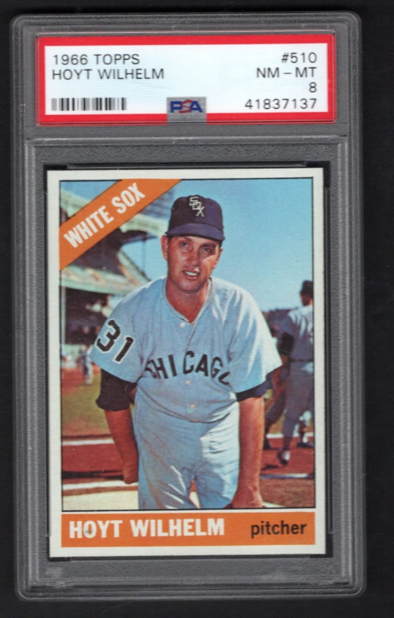 1966 Topps Hoyt Wilhelm #510 front