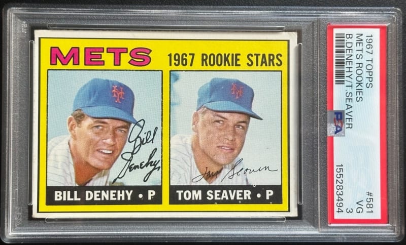 1967 Topps Tom Seaver #581 front