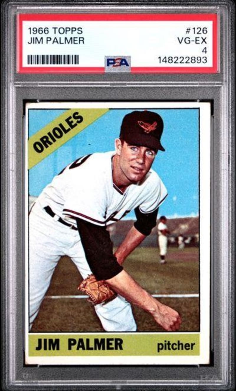 1966 Topps Jim Palmer #126 front