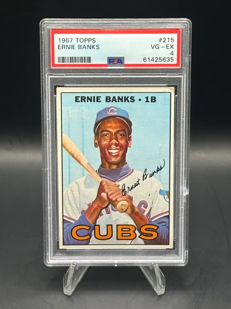 1967 Topps Ernie Banks #215 front