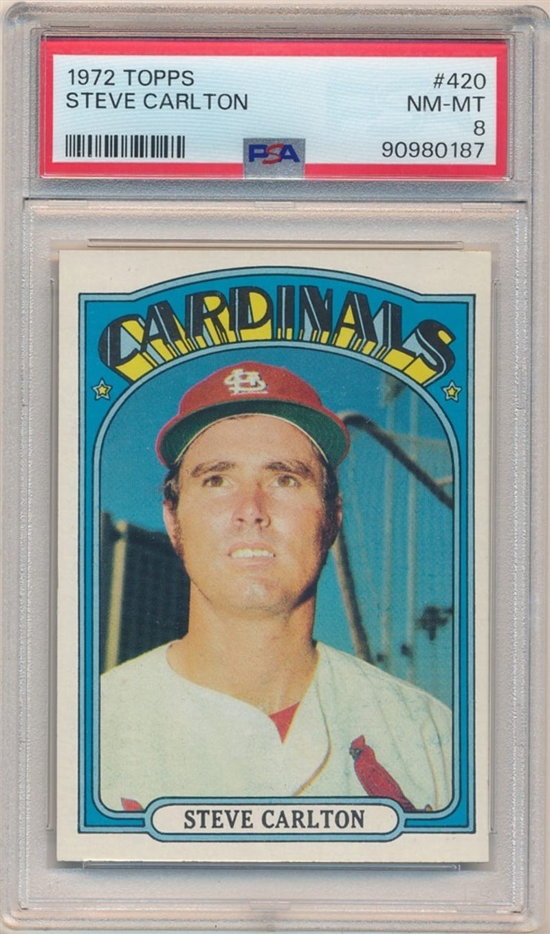 1972 Topps Steve Carlton #420 front