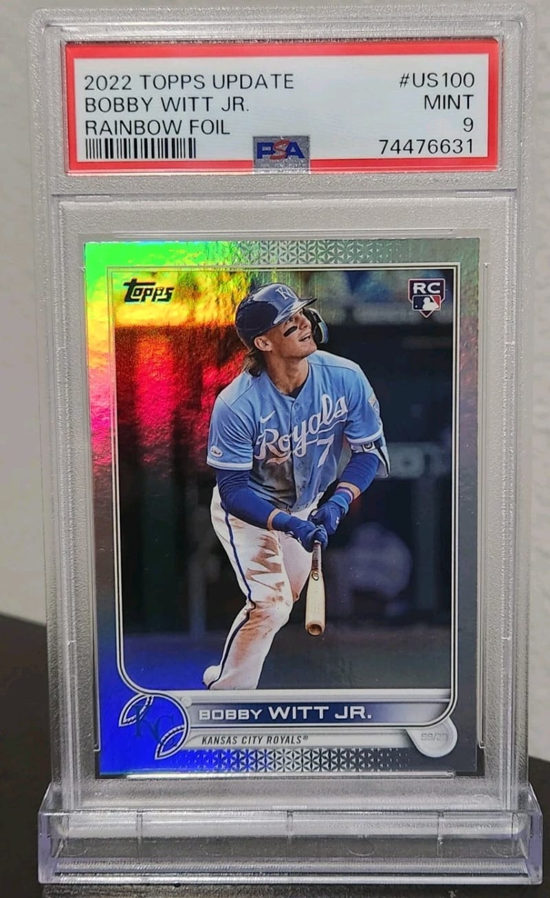 2022 Topps Update Bobby Witt Jr. #US100 front
