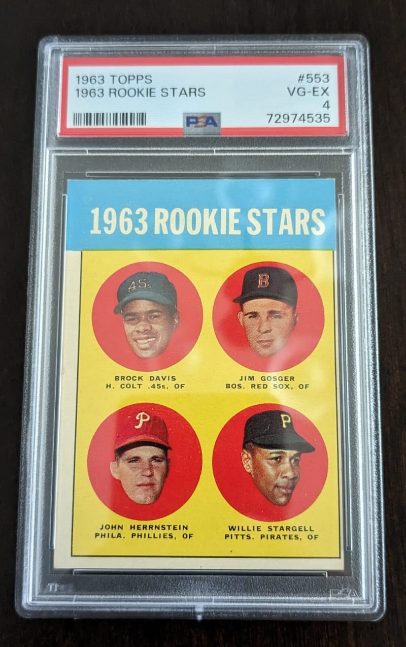 1963 Topps Willie Stargell #553 front
