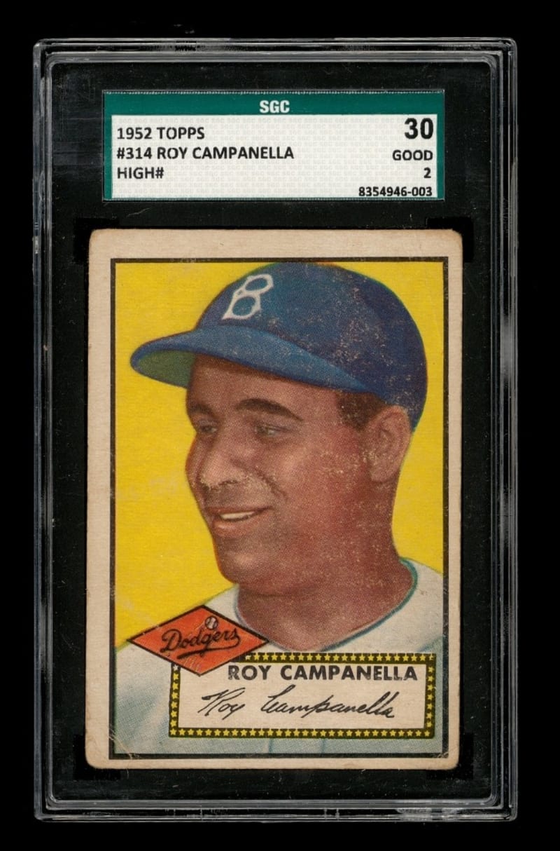 1952 Topps Roy Campanella #314 front