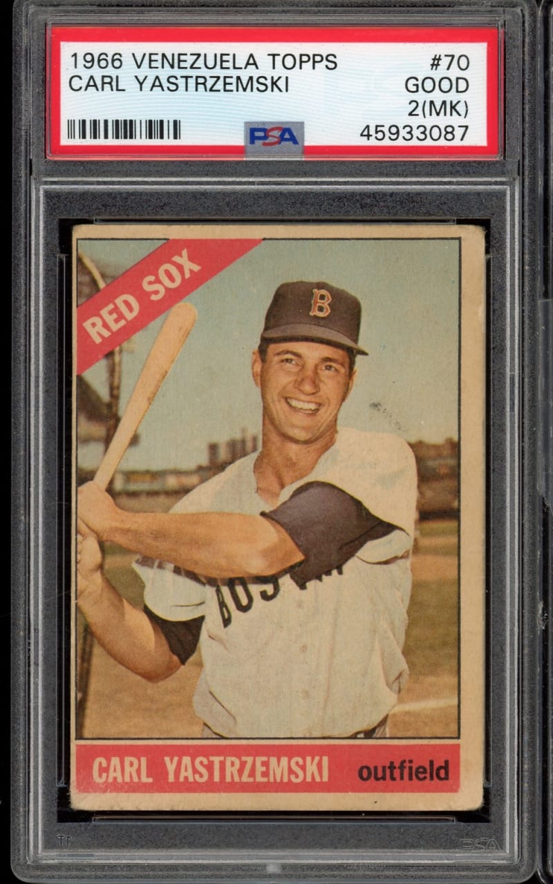 1966 Topps Carl Yastrzemski #70 front