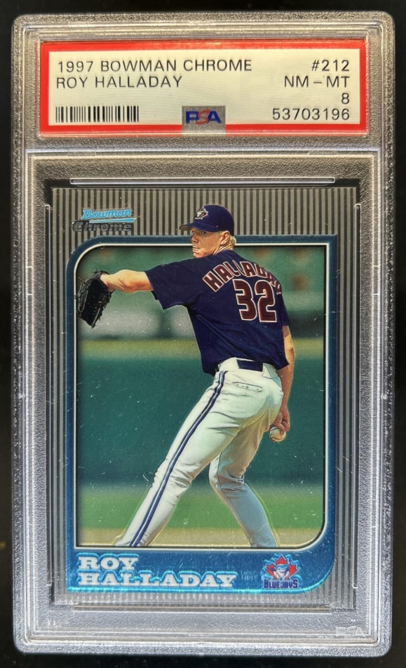 1997 Bowman Chrome Roy Halladay #212 front
