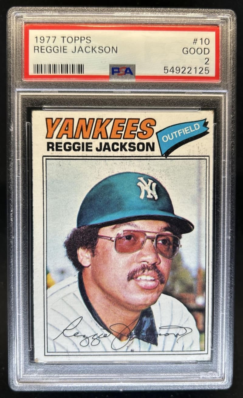 1977 Topps Reggie Jackson #10 front