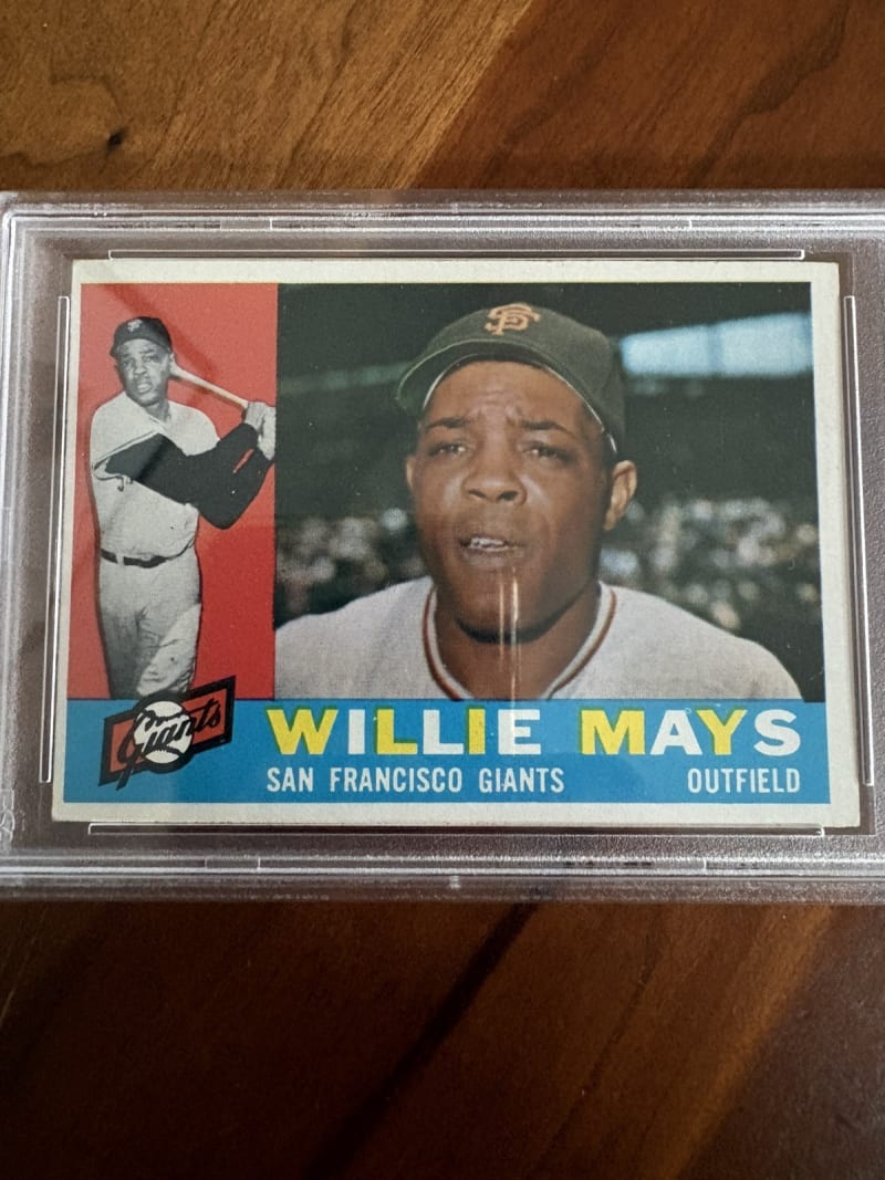 1960 Topps Willie Mays #200 front