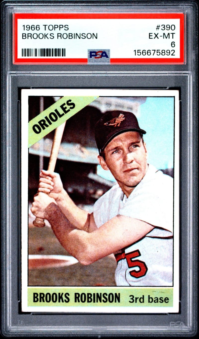 1966 Topps Brooks Robinson #390 front