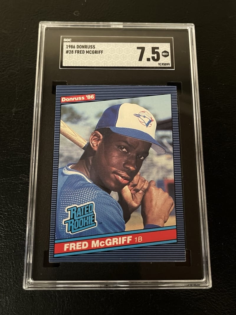 1986 Donruss Fred McGriff #28 front