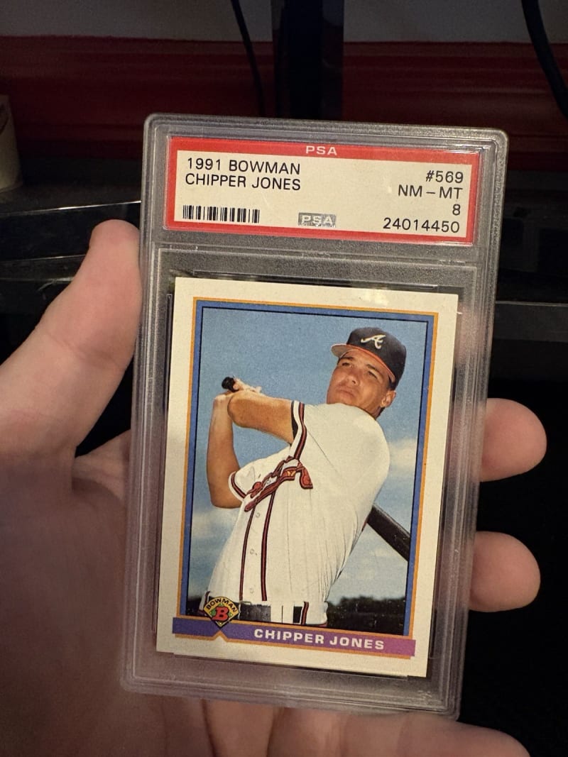 1991 Bowman Chipper Jones #569 front