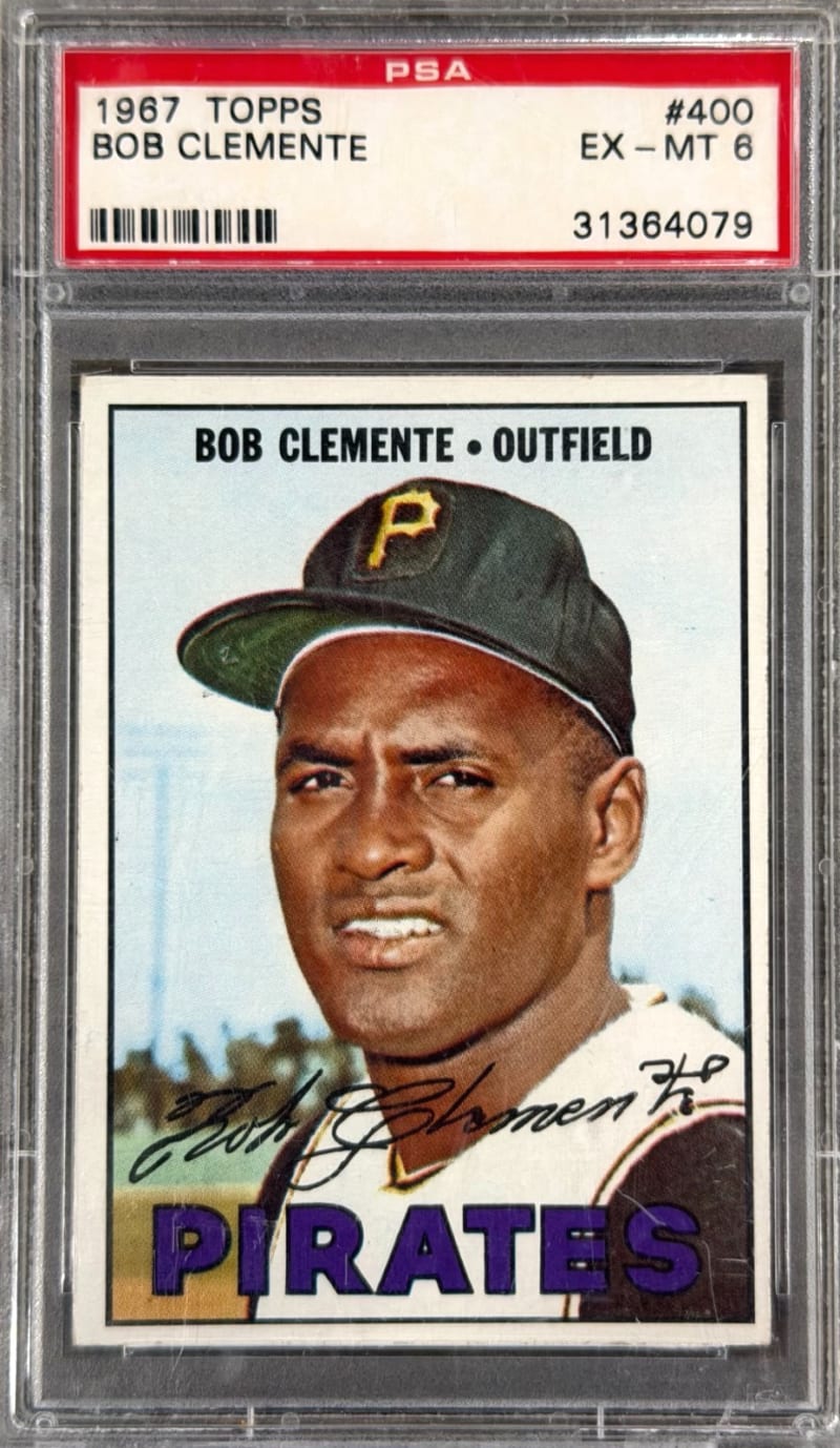 1967 Topps Roberto Clemente #400 front