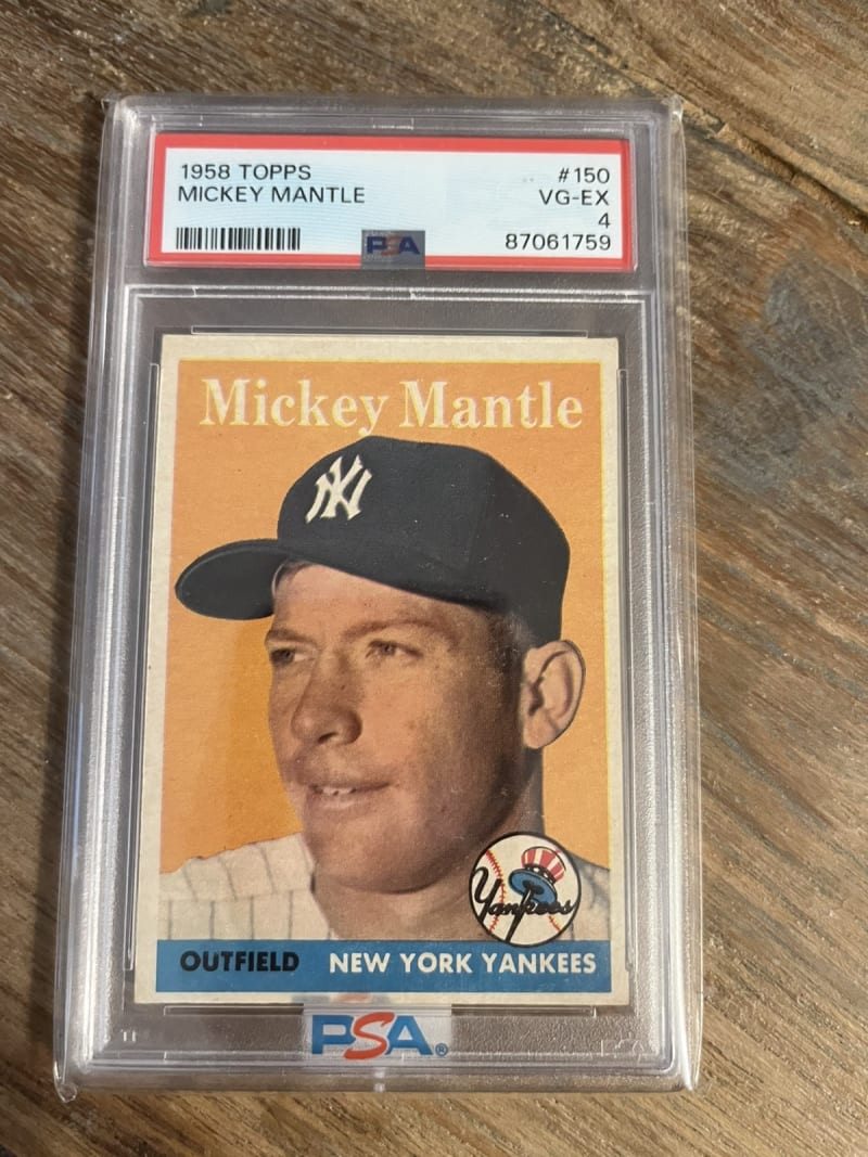 1958 Topps Mickey Mantle #150 front